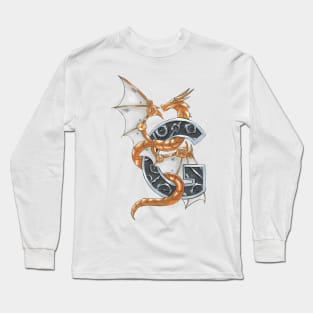 Gold gear dragon Long Sleeve T-Shirt